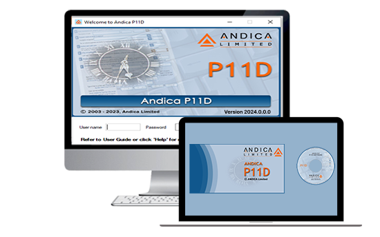 Andica P11D software 2024-25