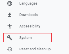 Andica windows10 tls chrome setting system