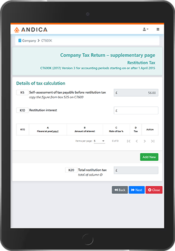 Restitution Tax